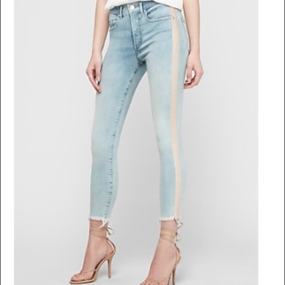 Express Denim - Express Metallic Stripe Jeans